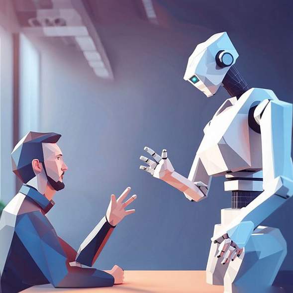 Designer and AI generated image using Stable Diffusion Prompting.